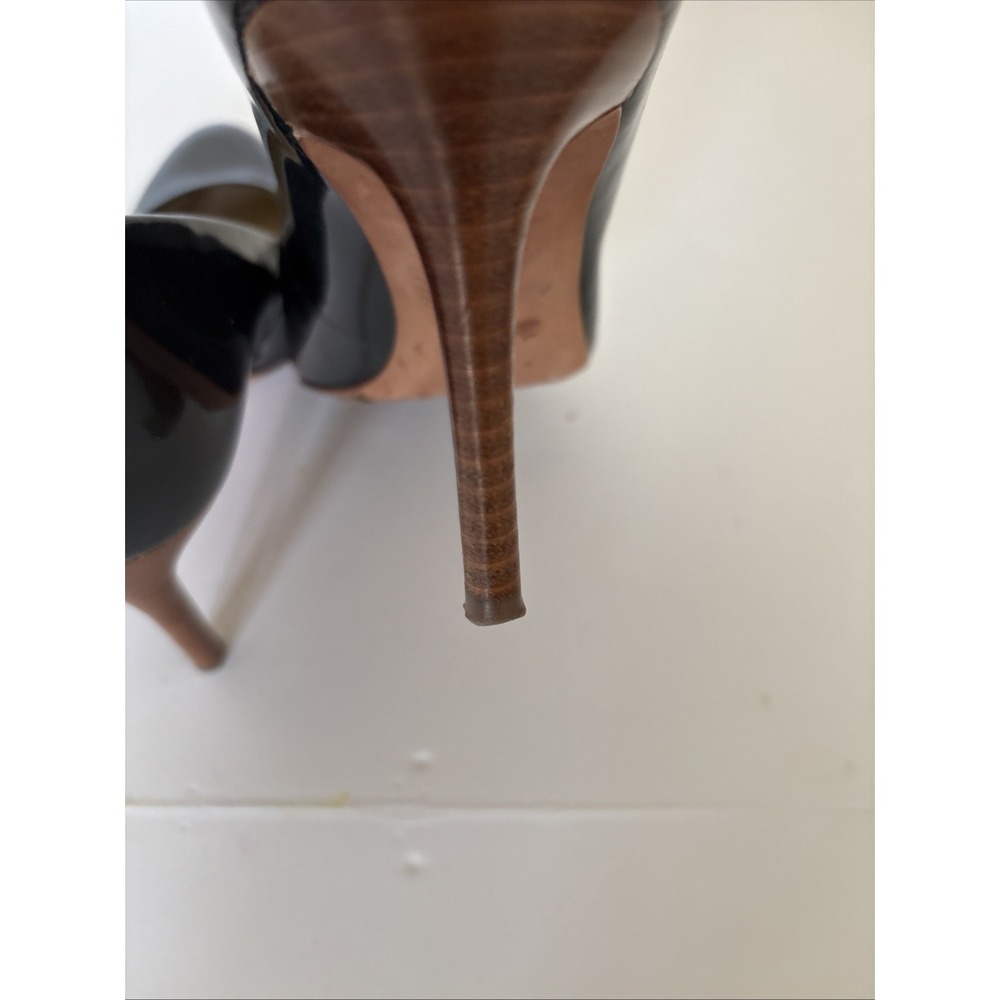 Coach New York Rosey Women's Pumps Size 9 B Navy Black Heels Patent Leather - Picture 4 of 10